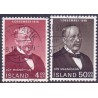 Island. 1968. 50-året for island uafhængighed. AFA nr. 425-26 ** postfrisk st. stemplet FDC