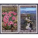 Island. 1970. Naturbeskyttelse. AFA nr. 448-49 ** postfrisk st. stemplet FDC