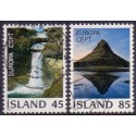Island. 1977, Europamærker / CEPT. AFA nr. 523-24 **   postfrisk st. stemplet FDC