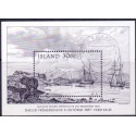 Island. 1987. Frimærkets dag, miniark. AFA nr. 671 **   postfrisk st. stemplet FDC
