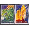 Island. 1987. Julefrimærker. AFA nr. 677-78 **   postfrisk st. stemplet FDC