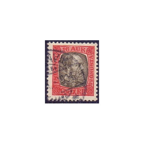 Island Tjenstemærker 16 Aur. Chr. IX. AFA nr. 21 **   stemplet st.