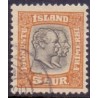 Island Tjenstemærker 5 Aur. Dobbelthoveder. AFA nr. 26 **   stemplet st.