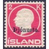 Island Tjenstemærker 2 kr. Pjónnusta. AFA nr. 41 **   stemplet st.