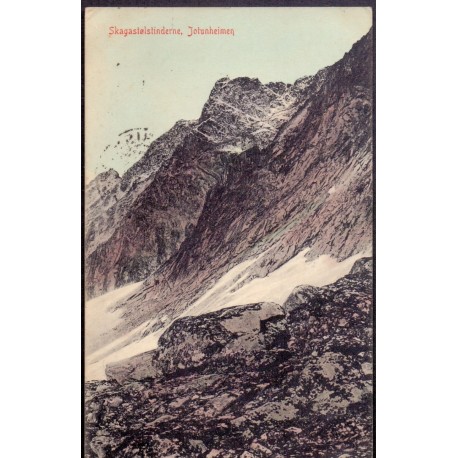 Norge. Skagastølstinderne, Jotunheimen, brugt