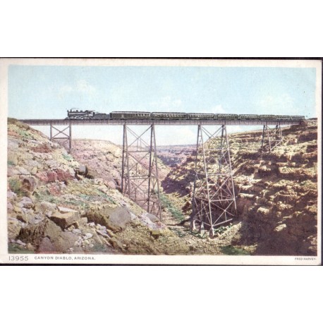 USA. Canyon Diablo, Arezona, ubrugt