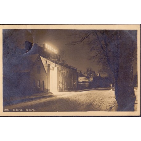 Hellerup. Tuborg i sne, (dansk fotografisk kunstforlag), brugt