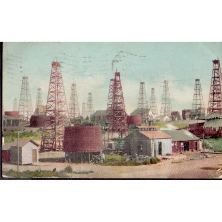 USA. California Oli Wells, ubrugt