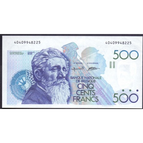 Belgien/Belgium 500 Francs (1980-1981) P-141, UNC