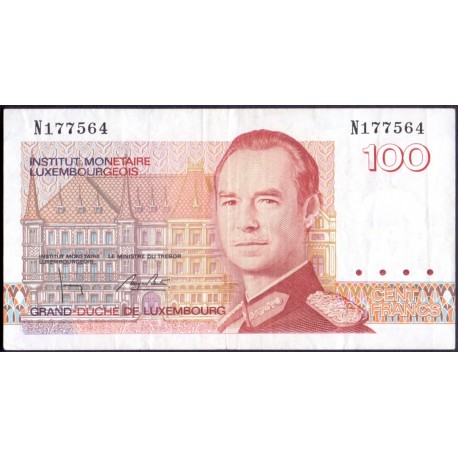 Luxembourg 100 Francs 1986, Grand Duke Jean