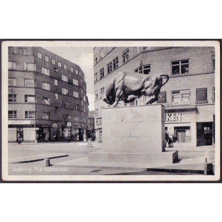 9000. Aalborg. Fra Vesterbro, ubrugt (Stender Aalborg 420)