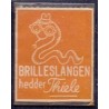 Frimærkepenge 1 Øre "Brilleslangen hedder Thiele" Blå