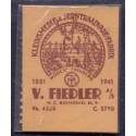 Frimærkepenge 1 Øre "Fiedler" 