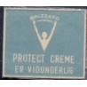 Frimærkepenge 1 Øre "Protect Creme er vidunderlig" lysblå