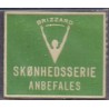Frimærkepenge 1 Øre "Brizzard Skønhedsserie Anbefales" Lysblå