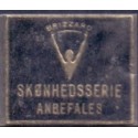 Frimærkepenge 1 Øre "Brizzard Skønhedsserie Anbefales" Lysblå
