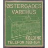 Frimærkepenge 1 Øre "Østergades Varehus" Grøn