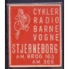 Frimærkepenge 1 Øre "Stjerneborg" Blå