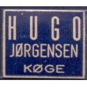 Frimærkepenge 1 Øre "HUGO JØRGENSEN KØGE" Blå