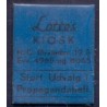 Frimærkepenge 1 Øre "Lottes KIOSK H.C.Ørstedsv. 19 B Eva 4965 og 6065" Blå