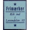 Frimærkepenge 1 Øre "Frimærkepenge 1 Øre "Frimærker kik ind" Blå/Blå