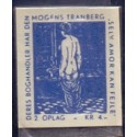Frimærkepenge 1 Øre "Mogens Tranberg" blå