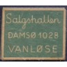 Frimærkepenge 1 Øre "Salgshallen DAMSØ 1028 VANLØSE" Grøn