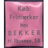 Frimærkepenge 1 Øre "Køb Frimærker hos BEKKER" 