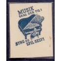 Frimærkepenge 1 Øre "MUSIK skal der til" 