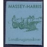 Frimærkepenge 1 Øre" MASSY-HARRIS" blå/grøn
