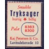 Frimærkepenge 1 Øre" Smukke Tryksager hurtigt * billig"