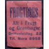 Frimærkepenge 1 Øre "FRUGTBØRS Alt i frugt og Grønsager" Gul/blå
