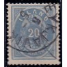 Island. 1882.  20 aur. BLÅ AFA nr. 14 **  postfrisk st. stemplet FDC