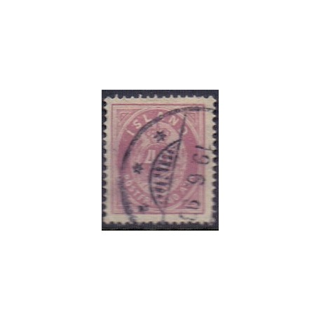 Island. 1882.  40 aur. AFA nr. 15 **  postfrisk st. stemplet FDC