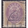 Island. 1892.  100 aur. VM II. AFA nr. 17A **   postfrisk st. stemplet FDC