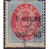 Island. 1902. 50 Aur. I GILDI (s) AFA nr. 33B st. **   postfrisk st. stemplet FDC