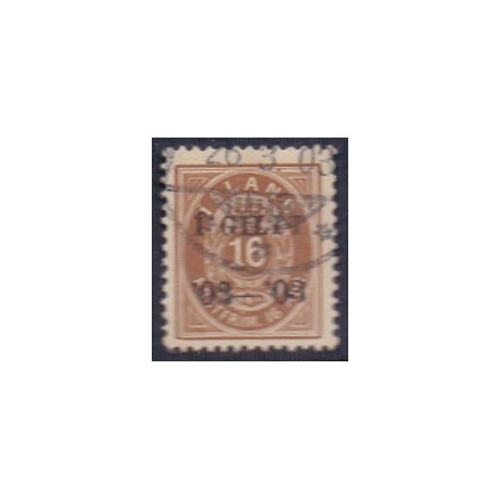 Island. 1902. 16 Aur. I GILDI (S) AFA nr. 29B **   postfrisk st. stemplet FDC