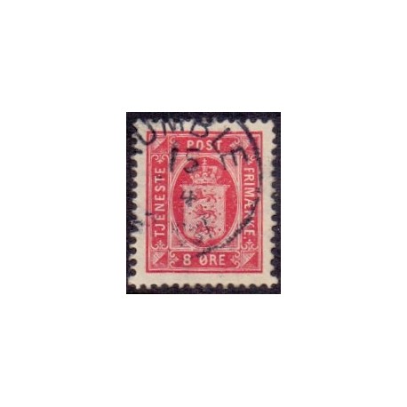 Danmark Tjenste 1875 AFA nr 6B **/MNH stemplet/used