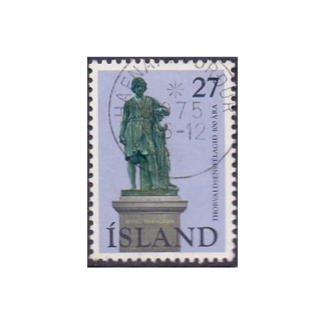 Island. 1975. Thorvaldsenforeningen 100-års jubilæum. AFA nr. 512 **  postfrisk st. stemplet FDC