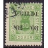 Island Tjenstemærker 20 Aur. AFA nr. 15 tk. 14x13½ **    stemplet st.