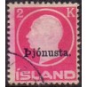 Island Tjenstemærker 2 kr. Pjónnusta. AFA nr. 41 **   stemplet st.