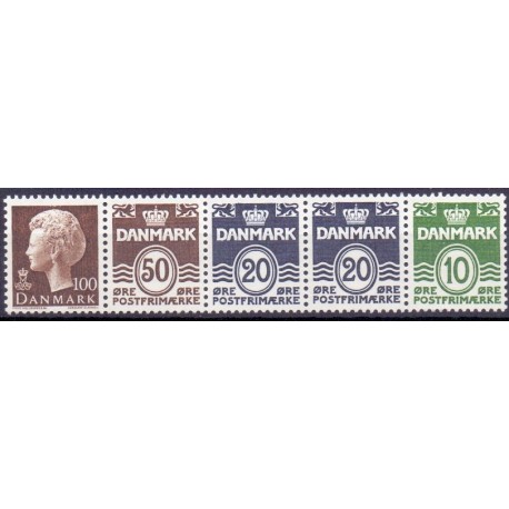 Hæftesammentryk 1977 AFA nr. HS1 **, postfrisk, stemplet FDC