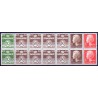 Hæftesammentryk. AFA nr. HS 4 **, postfrisk, stemplet FDC