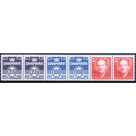 Hæftesammentryk. AFA nr. HS 18 **, postfrisk, stemplet FDC
