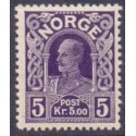 Norge. 1917-19. Suppleringsværdi 5.00 kr. AFA nr. 96 **