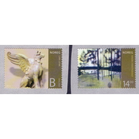 Norge. 2012. Norsk kunst V. AFA nr 1769-70 **  stemplet postfrisk FDC