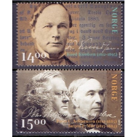 Norge. 2012. Personjubilæer. AFA nr 1794-95 **  stemplet postfrisk FDC