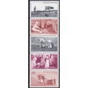 Sverige. 1973. Nordiska Museet 100 år, i 5-stribe, AFA nr. 829-33 **    postfrisk stemplet FDC st,