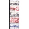 Sverige. 1975. Bygningsfredningsåret i 5-stribe. AFA nr. 914-18 **    postfrisk stemplet FDC st,