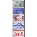 Sverige. 1976. Ångermanland i 5-stribe. AFA nr. 955-59 **   postfrisk stemplet FDC st,